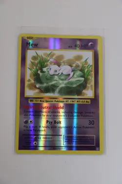 2016 Pokemon XY Evolutions Reverse-Holographic Card: Mew 53/108 (Lightly Played) - Image 2