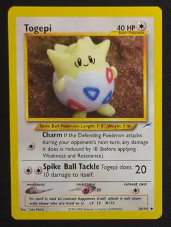 Togepi 56/105 Neo Destiny Pokemon Card - Image 1
