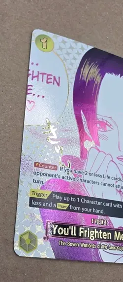 Boa Hancock I'm scared... OP14-118 R-P The Azure Sea's Seven ONE PIECE Card #4🔥 - Image 2