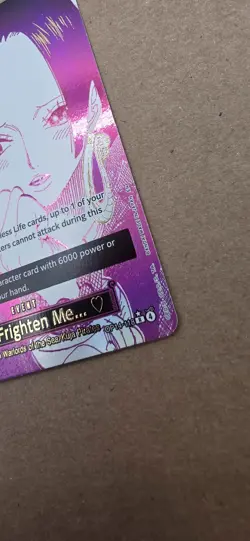 Boa Hancock I'm scared... OP14-118 R-P The Azure Sea's Seven ONE PIECE Card #4🔥 - Image 3