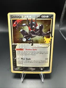 Pokemon Card Celebrations Holographic Promo Greninja SWSH144 C - Image 2