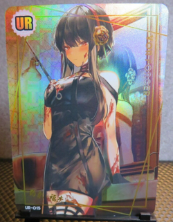 Yor Forger Spy x Family Doujin Waifu Art Card Shiny Holo NM CCG Collectible - Image 3