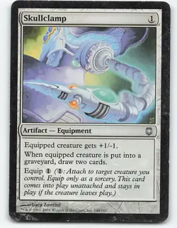Skullclamp #140 Magic the Gathering Card - Image 1