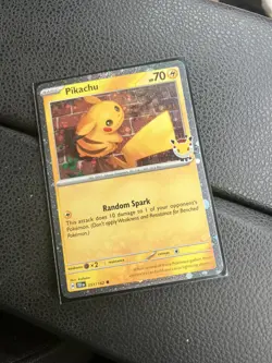 Pokemon TCG Card - Pikachu 051/162 - Pokemon Day 2026 Stamped Promo - Image 1