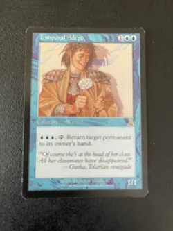 Temporal Adept MtG Urza's Destiny Magic the Gathering Blue Wizard Creature - Image 1