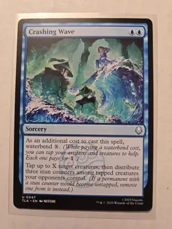 Crashing Wave - Avatar - NM - Uncommon - Sorcery - MTG - Image 1