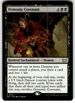 MTG Commander DSK R Demonic Covenant #0019 - Image 1