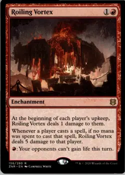 Roiling Vortex R Zendikar Rising 156 NM MTG x1 - Image 1