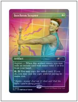 1x Isochron Scepter, 0009, Foil, Secret Lair Encyclopedia, Magic MTG NM - Image 1