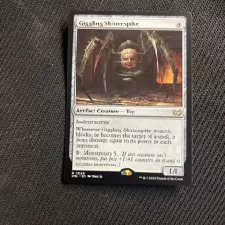 Giggling Skitterspike Commander: Duskmourn: House of Horror Regular - Image 1