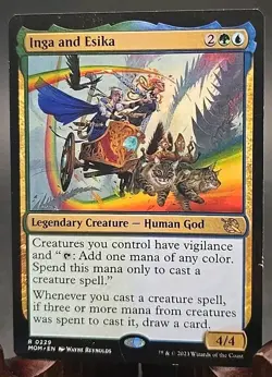 Inga and Esika March of the Machine MTG Regular Heavily Played - Image 1