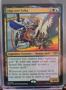 Inga and Esika March of the Machine MTG Regular Heavily Played - Image 3