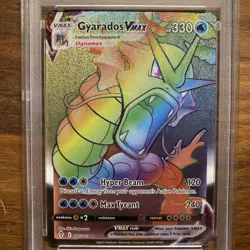 GYARADOS VMAX SECRET RARE 207/203 HOLO SWSH07 EVOLVING SKIES POKEMON PSA 10 - Image 4