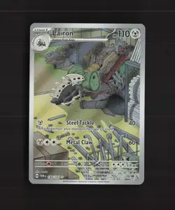 Lairon 184/167 Twilight Masquerade Full Art Ultra Rare Holo Pokemon Card NM - Image 1