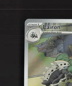 Lairon 184/167 Twilight Masquerade Full Art Ultra Rare Holo Pokemon Card NM - Image 3