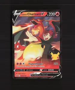 Lance's Charizard V SWSH133 Sword & Shield Black Star Promo Holo Pokemon Card NM - Image 1