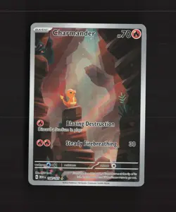 Charmander 168/165 Scarlet & Violet 151 Full Art Ultra Rare Pokemon Card LP+ - Image 1