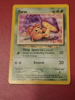 Pokemon Neo Revelation Paras Unlimited Common 47/64 - Image 1