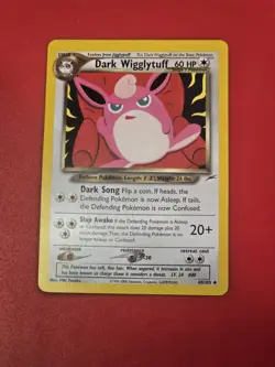 Pokemon Tcg Dark Wigglytuff #40 Pokemon Neo Destiny - Image 1