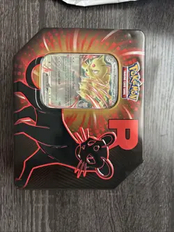 Pokemon TCG Team Rocket Tin EMPTY With PROMO CARD all 3 options - Image 1