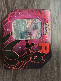 Pokemon TCG Team Rocket Tin EMPTY With PROMO CARD all 3 options - Image 2