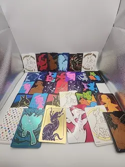 Pokemon TCG ETB Cardboard Inserts Dividers Lot - Image 1
