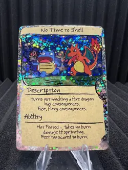 No Time To Shell - Pack Hit Holo - First Print PokeDoodly Fan Art - Pokemon - Image 1
