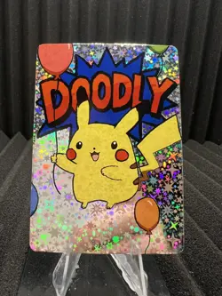 Pikachu Doodly - Pack Hit Holo - First Print PokeDoodly Fan Art - Pokemon - Image 1