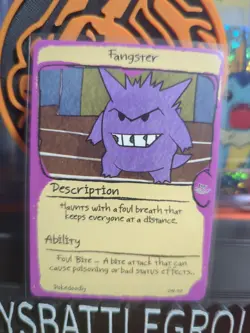Fangster (Gengar) #94 - First Edition First Print PokeDoodly Fan Art - Pokemon - Image 1
