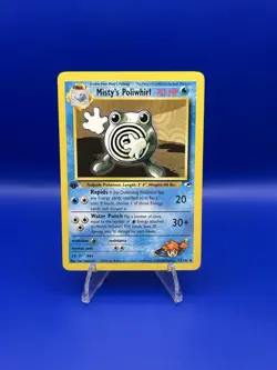 Misty's Poliwhirl 53/132 1st Edition Gym Heroes Vintage Pokemon TCG - Image 1