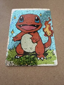 Charmander - Pack Hit Holo - First Print PokeDoodly Fan Art - Pokemon - Image 5
