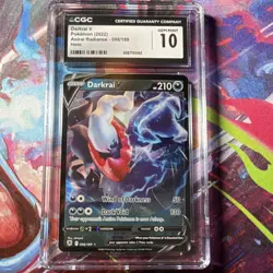 Pokemon Darkrai V Swsh10 Astral Radiance 098/189 Ultra Rare Holo CGC 10 - Image 1