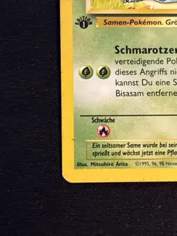 Pokemon TCG - Bulbasaur Bisasam German Base Set 44/ 102 - Image 3