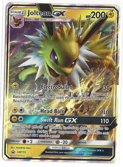 Jolteon GX SM173 Sm Holo Sun & Moon Black Star Promo Pokemon - Image 1