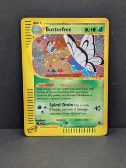 Butterfree 005/165 Expedition Base Set Holo Ultra Rare Pokemon TCG Nintendo LP - Image 1