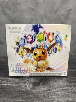Pokemon TCG Prismatic Evolutions Elite Trainer Box ETB - FACTORY SEALED - Image 1