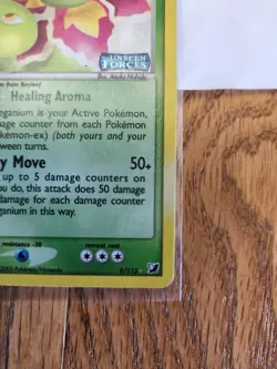 Pokemon TCG Meganium Unseen Forces 9/115 Reverse Holo Stamped LP - Image 5