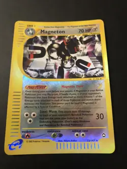 Pokemon - Magneton - Aquapolis - Holo Reverse - 22/147 - English - Near Mint - Image 2