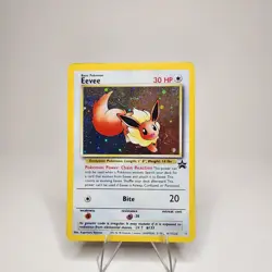 Pokemon Eevee 11/53 WOTC Black Star Promo Holo - MP - Rare - Image 1