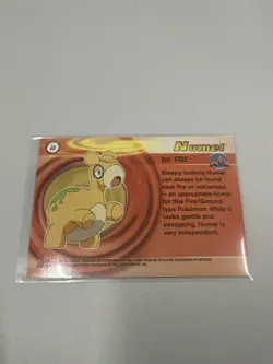2003 Topps Pokemon Advanced Numel #60 Holo Ruby Sapphire - Image 2