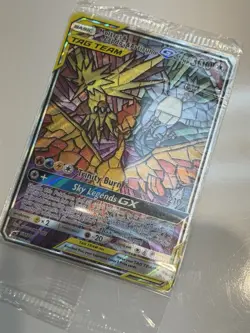 Moltres & Zapdos & Articuno GX SM210 SM Black Star Promo NM Pokemon sealed - Image 3