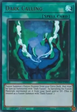 Yugioh! MP Dark Calling - MAMA-EN082 - Ultra Rare - 1st Edition Moderately Playe - Image 1