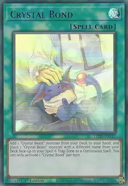 Yugioh! MP Crystal Bond (Blue) - LDS1-EN112 - Ultra Rare - 1st Edition Moderatel - Image 1