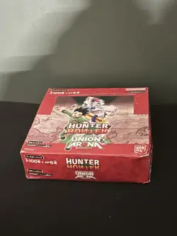 UNION ARENA TCG HUNTER×HUNTER Booster Box Japanese BANDAI Sealed Damaged Box #B - Image 1