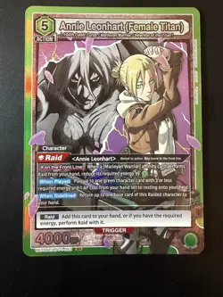 Annie Leonhart Female Titan UE10BT-AOT-1-053 SR Attack on Titan Union Arena Card - Image 1