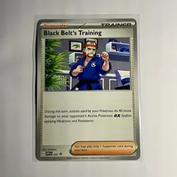 Black Belt’s Training SVP220 Black Star Promo NM - Pokemon Card (SVP 220) - Image 1