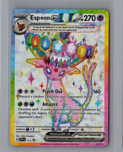 Espeon ex - 175 SVP Pokemon TCG Scarlet & Violet Promo Card NM - Image 1