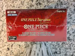 One Piece Card Game Heroines Extra Booster EB-03 English Box with Dash Pack - Image 4