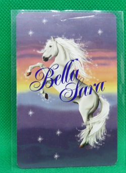 Bella Sara Horse Trading Card Game Amor #S1/17 Shiny Foil Ancient Lights Series - Image 2