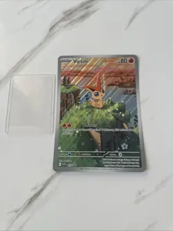 JUMBO Victini 208 Victini Box Promo Holo Full Art NM Pokemon Card 2025 - Image 2